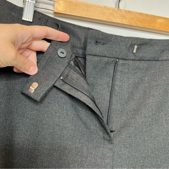 Tiffany & Co Wardrobe Womens Size 10 Charcoal Grey Ankle Length Trouser Pant - Picture 6 of 10